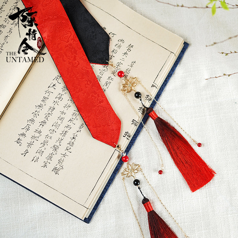 「無羨・少年」魏無羨 髪結いリボン(赤)