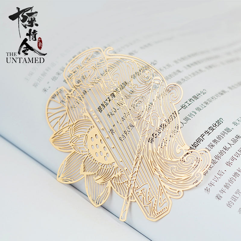 陳情令 忘羨モチーフ金属製しおり